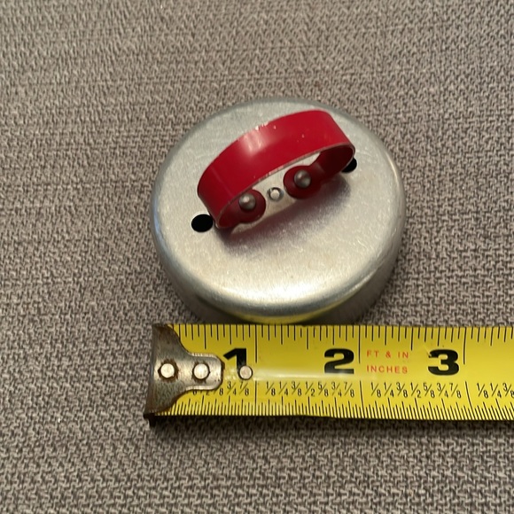 Vintage Aluminum Biscuit or Donut Cookie Cutter with Removable Center - Picture 5 of 7